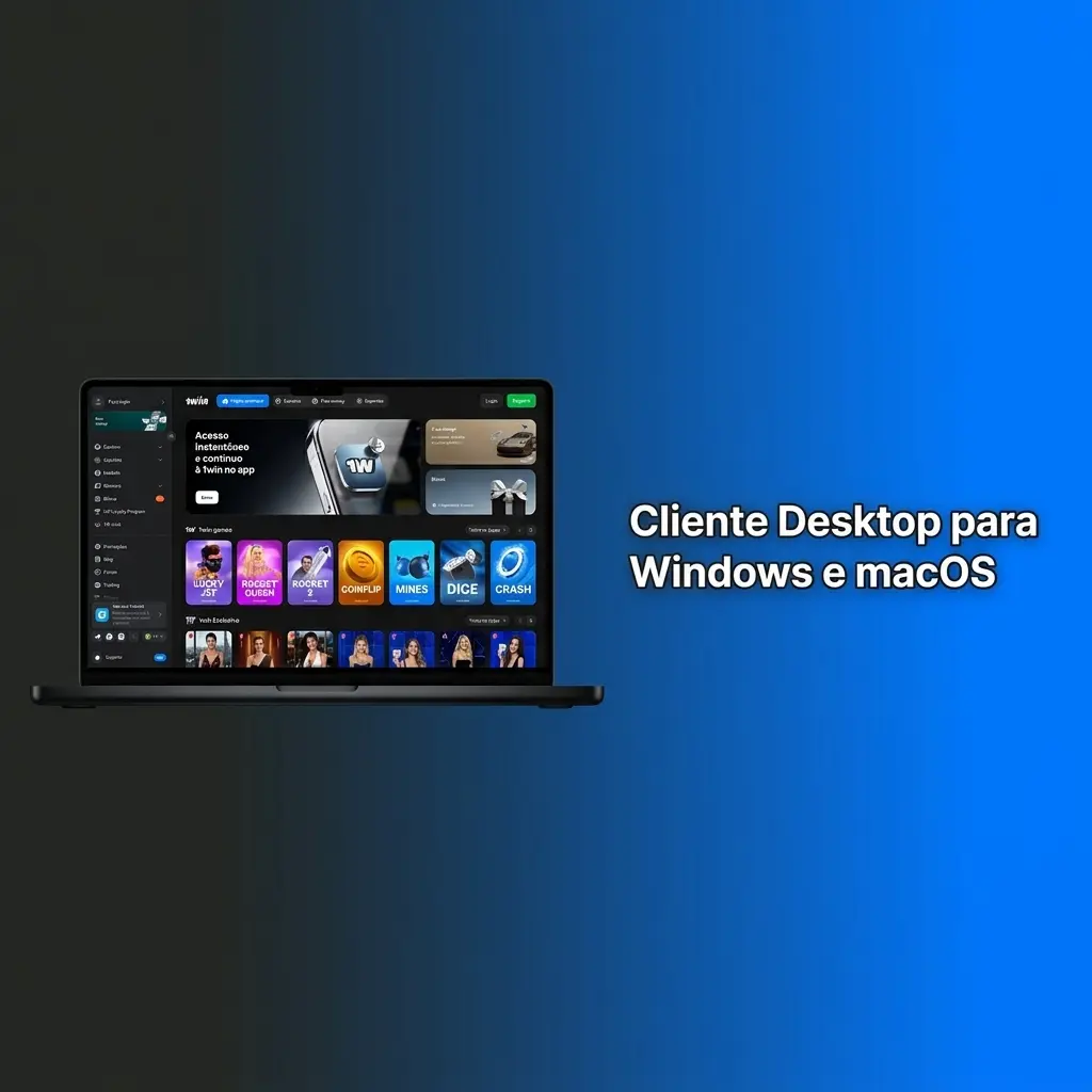 Acesso à plataforma 1win pelo navegador no Windows e macOS sem necessidade de instalação de cliente desktop