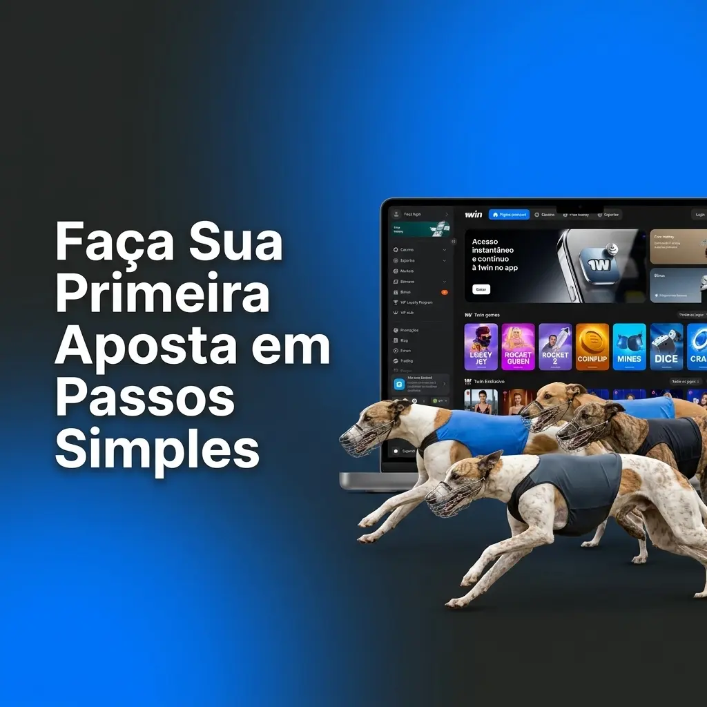 Passo a passo para fazer sua primeira aposta na 1win com cadastro, depósito via Pix e mercados esportivos