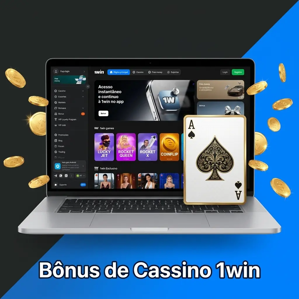 Bônus de cassino 1win com free spins, cashback VIP, torneios e recargas para jogadores no Brasil