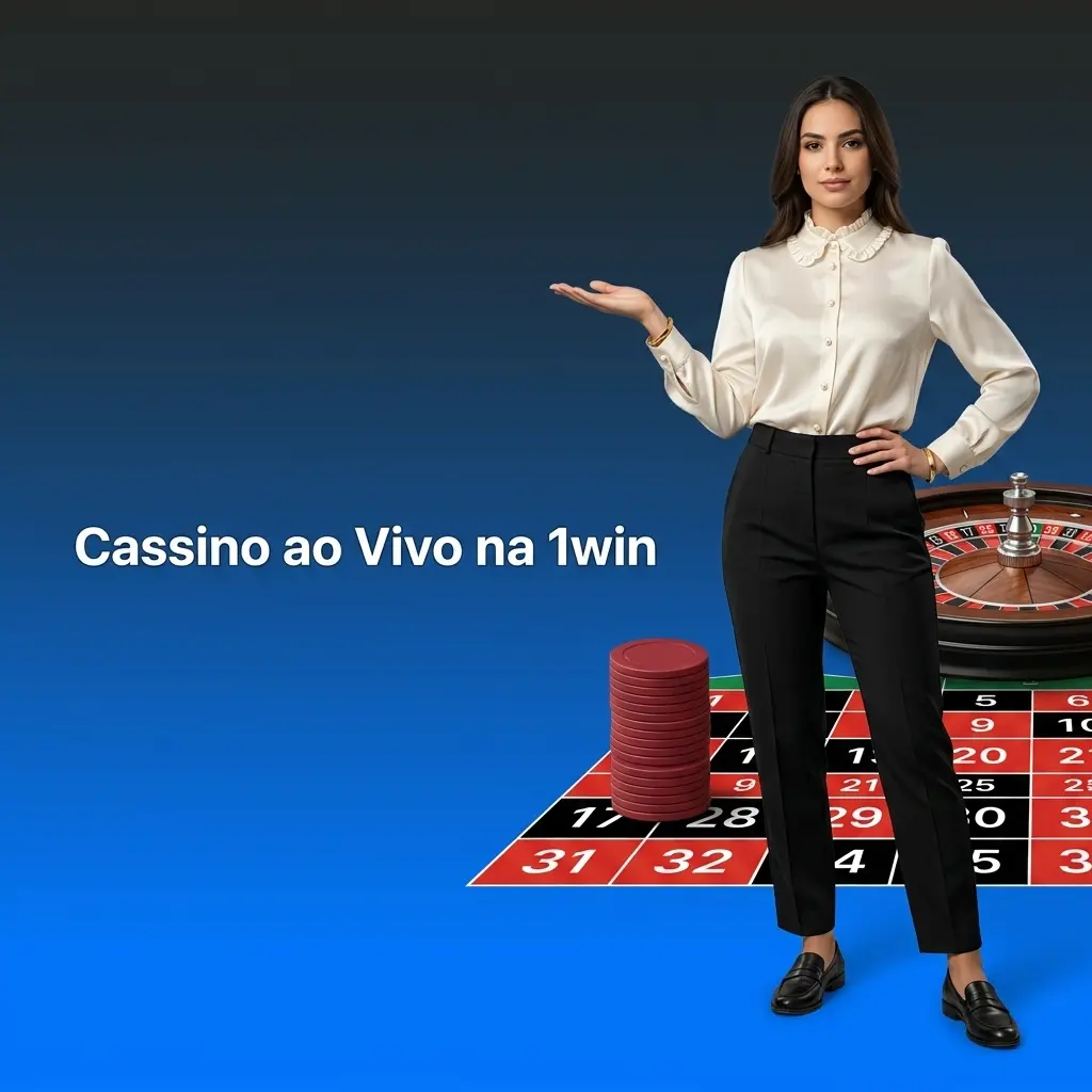 Cassino ao vivo da 1win com dealers reais em HD, mesas de roleta, blackjack, baccarat e game shows