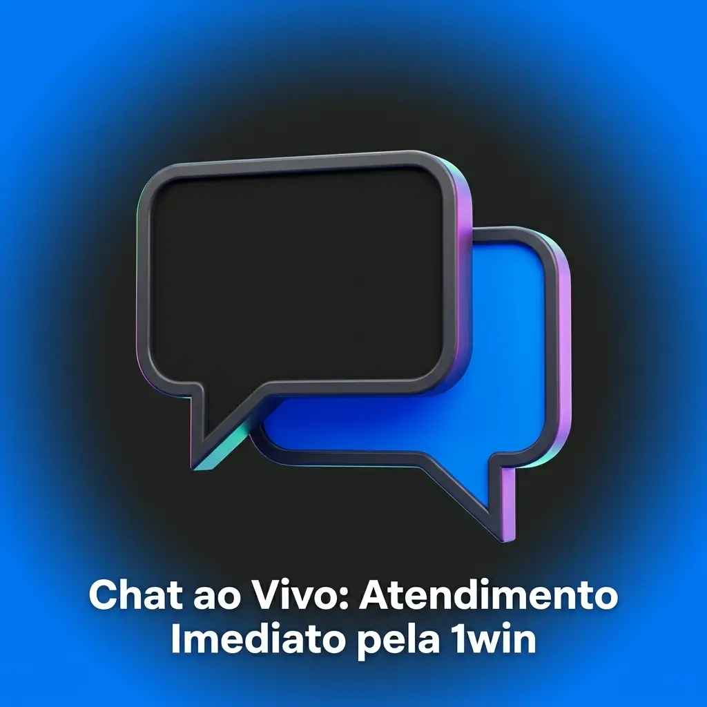 Ícone de chat ao vivo no site 1win para atendimento imediato em português 24 horas por dia