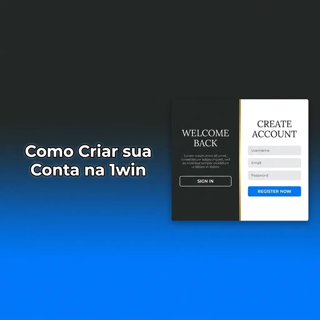 Passo a passo para criar conta na 1win com cadastro rápido, bônus de boas-vindas e depósito via Pix