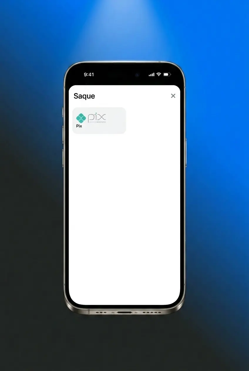 Guia de saque na 1win mostrando opções como Pix e cripto para usuários brasileiros
