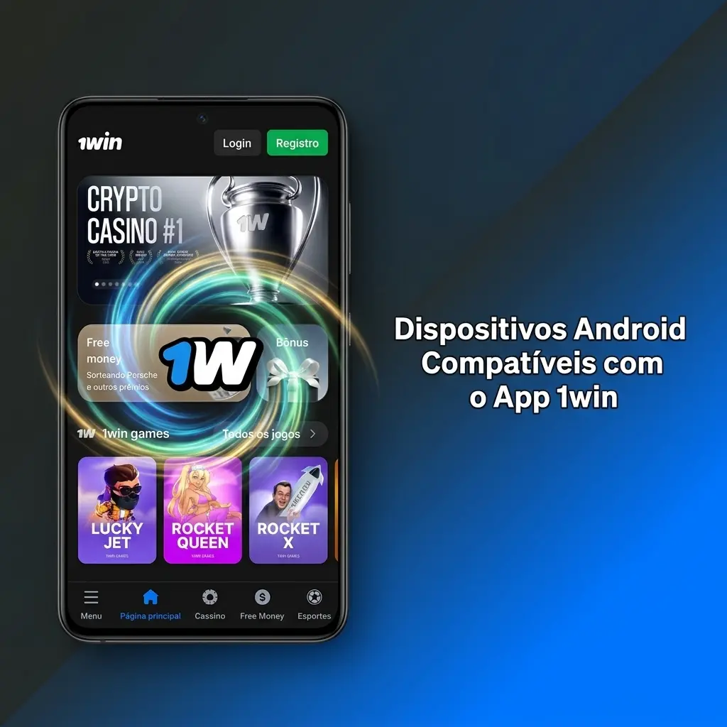Smartphones Android compatíveis com o app 1win, incluindo Samsung, Motorola, Xiaomi e outros modelos populares no Brasil
