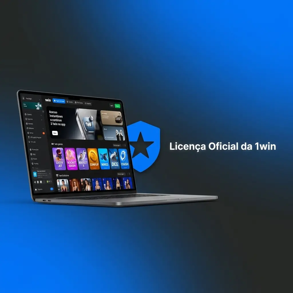 Licença oficial da 1win emitida pela Curaçao eGaming, regulamentando apostas esportivas e cassino online no Brasil