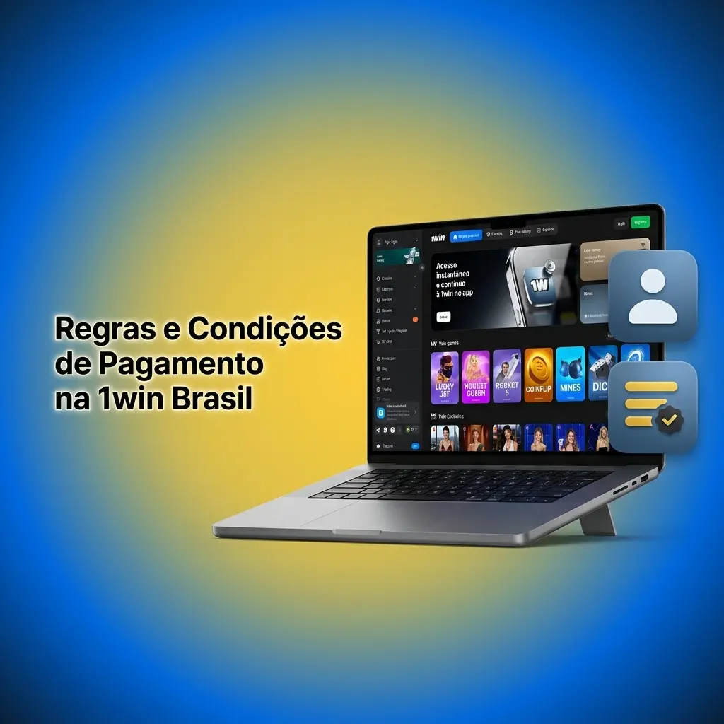 Regras e condições de pagamento na 1win Brasil: saques, verificação e limites explicados