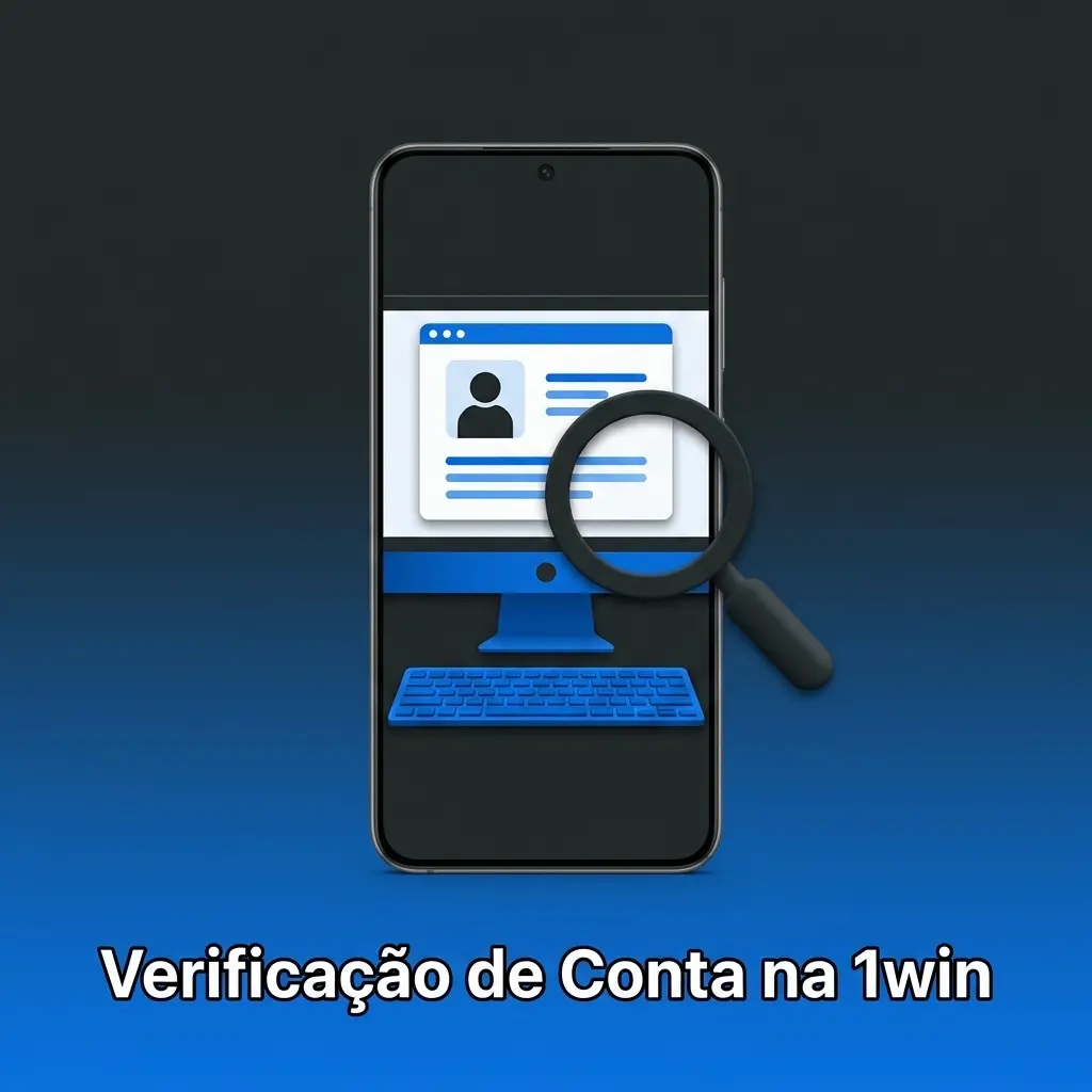 Verificação de conta KYC na 1win com envio de documentos RG, CNH e comprovante de residência para saques via Pix